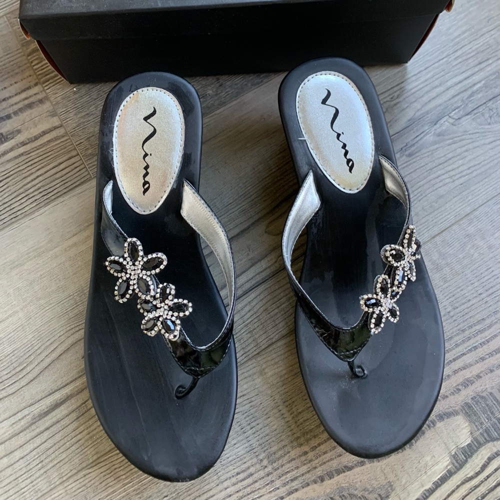 Nina Wedge Sandal